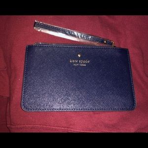 Navy Kate Spade Wristlet